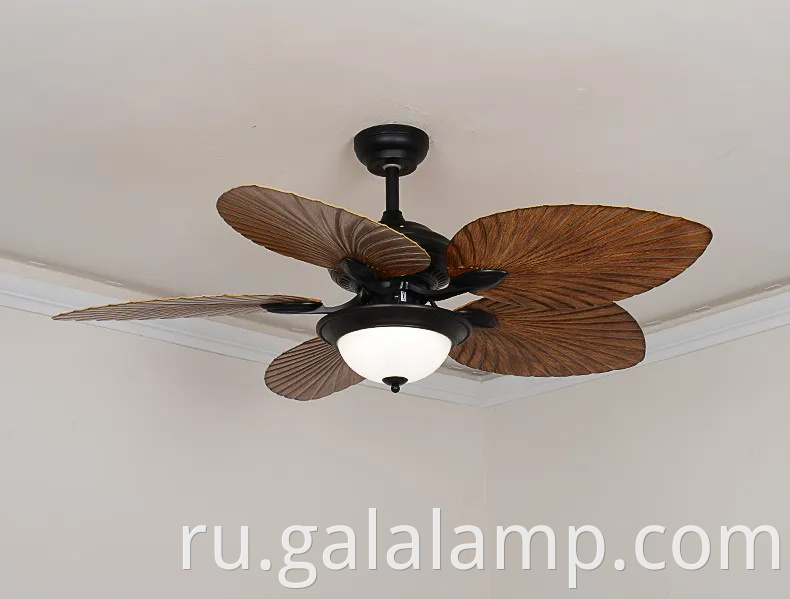 Ретро дистанционного управления лампой потолочного вентилятора для столовой